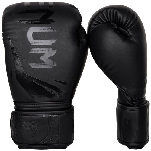 Перчатки боксерские Venum Challenger 3.0 Boxing Gloves - Black/Black , размер 12oz, черный