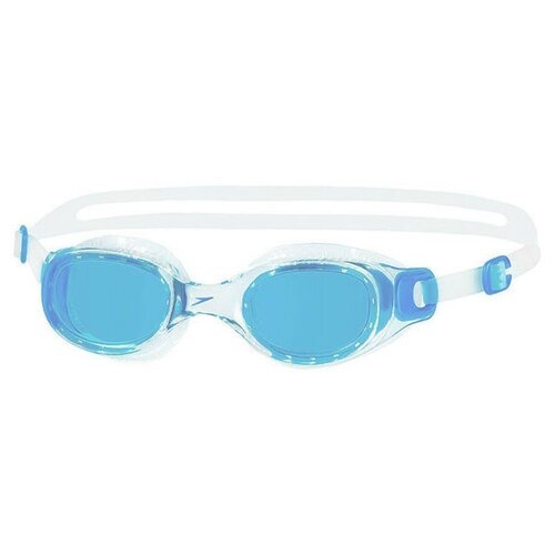 Очки для плавания SPEEDO Futura Classic , арт.8-108983537A, голубые линзы, прозрачная оправа