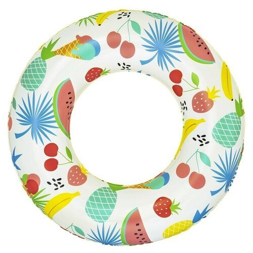 Круг надувной для плавания «Тропики», d=61 см, от 3-6 лет, цвет микс, 36014 Bestway