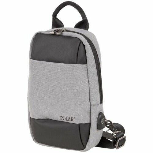 Рюкзак однолямочный Polar Inc Polar П0136, серый 2,7 л