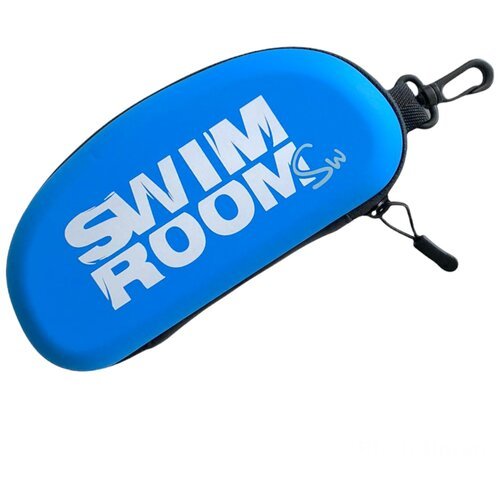 Чехол / футляр для плавательных очков и шапочки SwimRoom 'Swim Case 2.0', Синий с белым