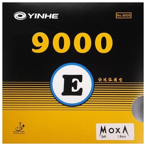 Накладка для настольного тенниса Yinhe 9000E Soft, Black, 1.5