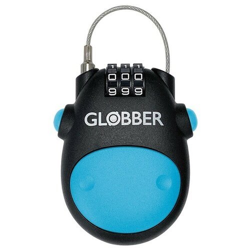 Globber Трос-замок Globber Lock, цвет Голубой