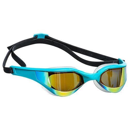 Очки для плавания MAD WAVE Razor Rainbow, azure/black