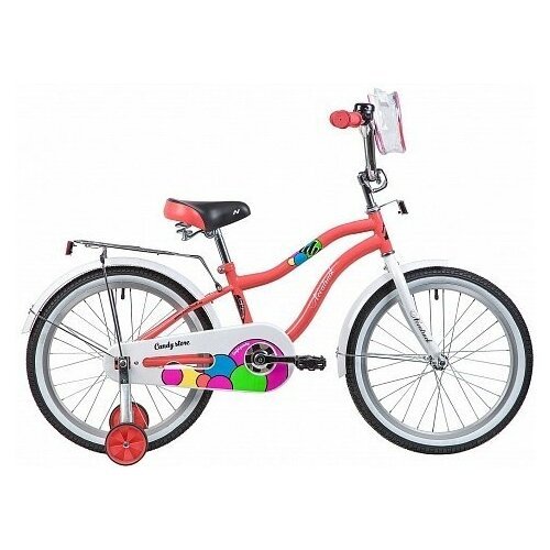 Велосипед NOVATRACK Candy-20'-23г. (11' / коралловый (205CANDY. CRL23) )