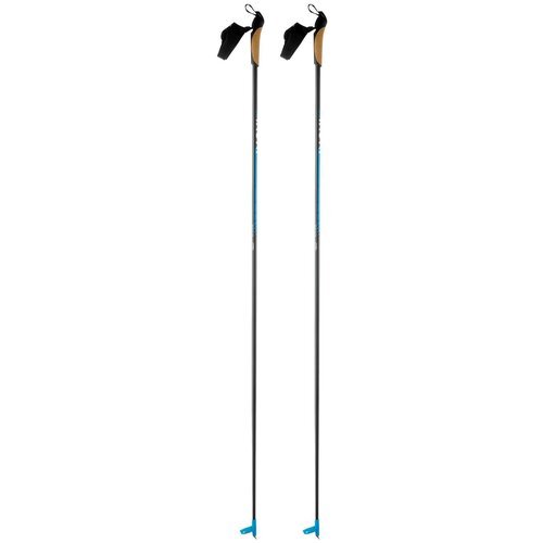 Лыжные палки Decathlon INOVIK XC S POLE 530, 155 см, черный/синий