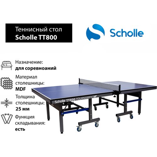 Профессиональный Теннисный стол Scholle TT800 Tournament