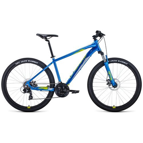 Велосипед 27,5' Forward Apache 27,5 2.0 disc AL синий/зелёный рама 17' RBKW1M37G019