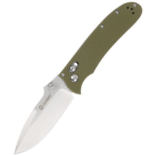 Нож Ganzo D704-BK зеленый D2 сталь