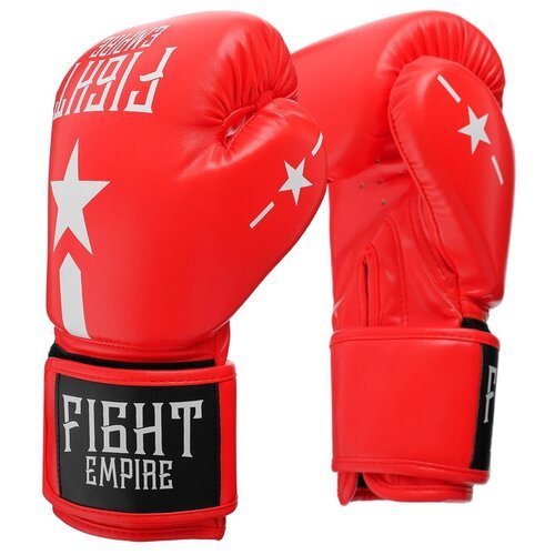 Перчатки боксёрские детские Fight Empire, 6 унций, цвет красный Fight Empire 4153916 .