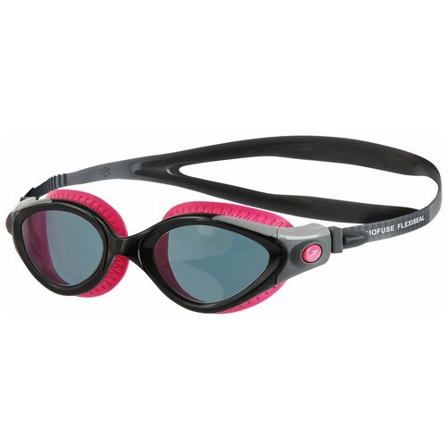 Очки для плавания Speedo 'Fut Biof Fseal Dual Gog Af', цвет: розовый, черный, дымчатый