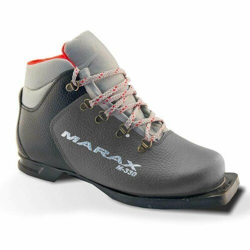 Ботинки лыжные МХ 330 кожа графит NEW р.35