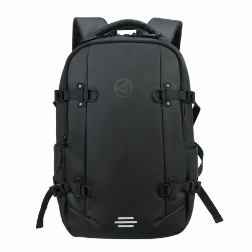 Рюкзак спортивный TORBER Xtreme TS1101BL с отделением для ноутбука 18', чёрный, полиэстер 900D, 31х12х46 см, 17 л