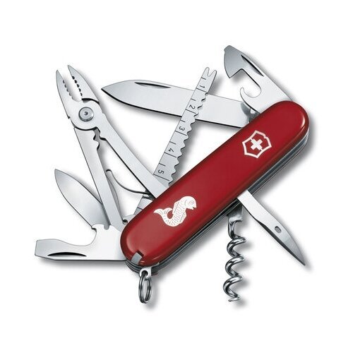 Нож Victorinox Angler, 91 мм, 19 функций, красный