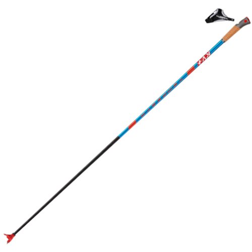 Лыжные палки KV+ (23P007Q) Tempesta Q. (Карбон 100%) (синий/красный) (162,5)