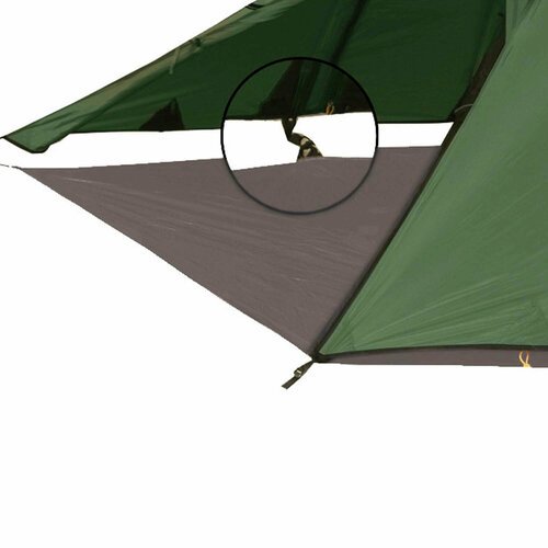 Пол для палатки BACH Footprint PioPio Solo Charcoal Grey