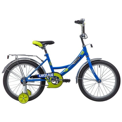 Велосипед детский Novatrack Urban, цвет: синий, 18