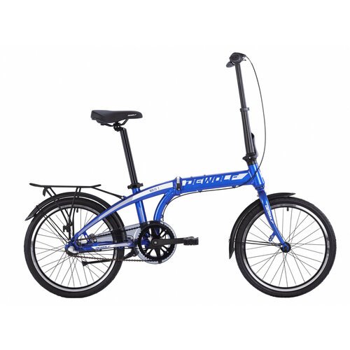 Велосипед DEWOLF Route 3 (2021) синий металлик/синий металлик/белый