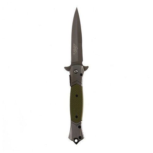 Нож складной 'Кинжал', зеленый, клинок 9 см