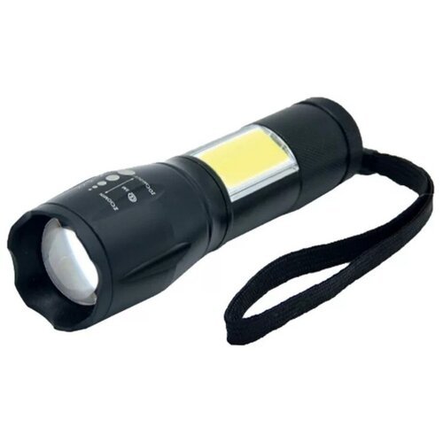 Ручной (карманный) фонарь аккумуляторный, 2в1, zoom и вспышка LT-FR001S