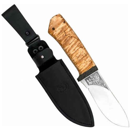 Нож туристический АиР Гепард, карельская береза, 95Х18