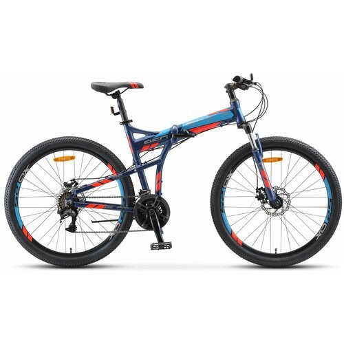 Велосипед STELS Складной Pilot-950 MD 26' V011 19' Тёмно-синий цвет