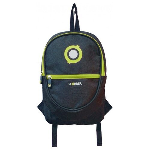 Городской рюкзак GLOBBER Junior, black/lime green