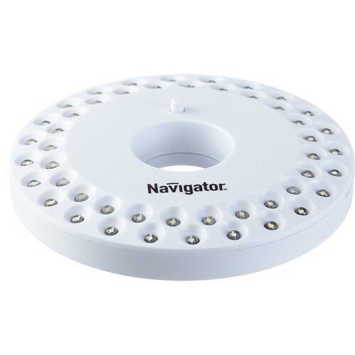 Фонарь кемпинговый Navigator (949485) светодиодный 48 LED на батарейках AA пластик круглый