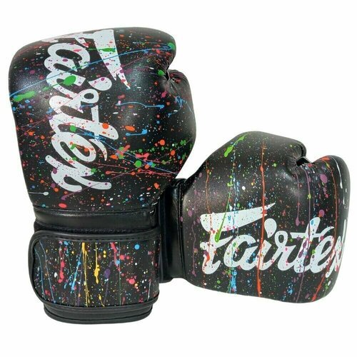 Боксерские перчатки Fairtex BGV14PT черные 12 унций