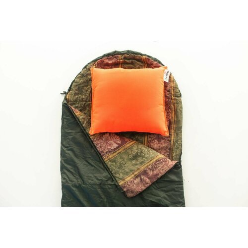 Подушка туристическая '6 Углов' 50х40х15см для спального мешка, одеяла, палатки, походная, оранжевая