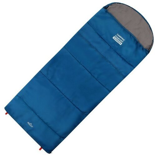 Maclay Спальный мешок Maclay camping comfort summer, 2 слоя, правый, с подголовником, 220х90 см, +10/+25°С
