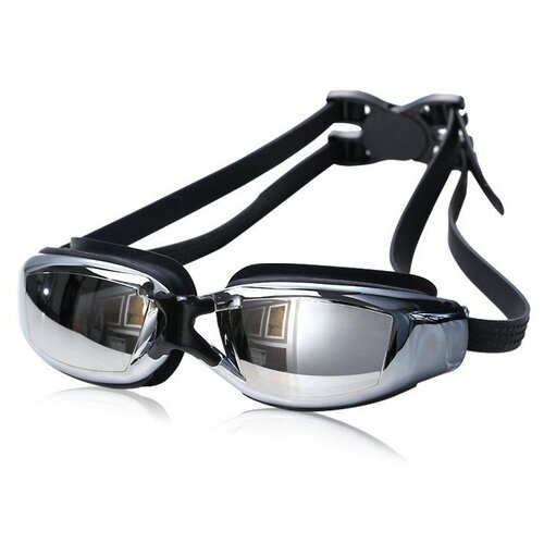 Профессиональные незапотевающие удобные очки для плавания при близорукости (с диоптриями -4.0)