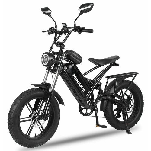 Электровелосипед Minako Fox 23 Ah , литьё, цвет черный.