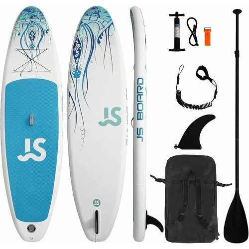 Надувной SUP-борд JS Medusa 11' для серфинга с полным комплектом, двойной кант