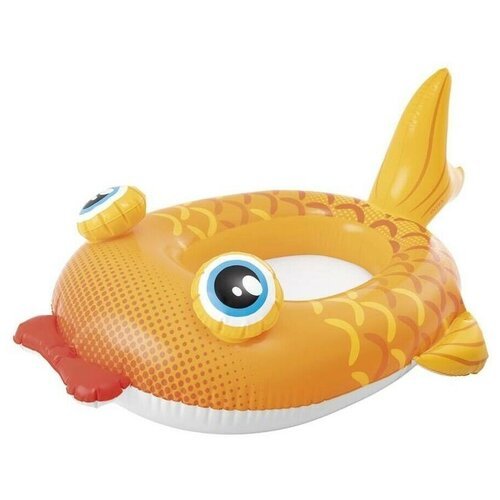 Матрас надувной для плавания Pool Cruisers Оранжевая рыбка, INTEX, 1 шт.