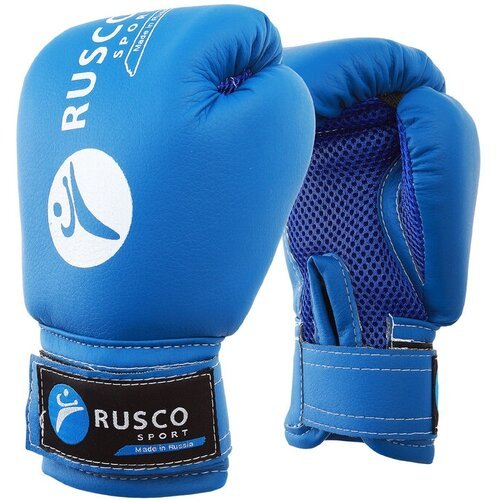 Перчатки боксёрские детские RuscoSport, синие, размер 4 oz