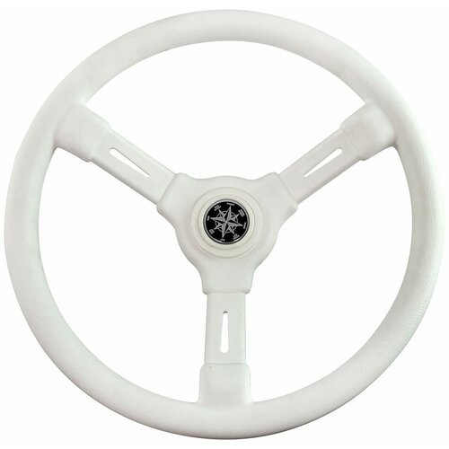 Рулевое колесо RIVIERA белый обод и спицы д. 350