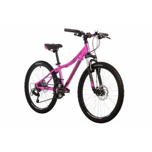 Велосипед NOVATRACK 24' KATRINA, алюм. рама 12' розовый металлик, 21-скор, TY200/EF41/TZ21, диск. тор. STG