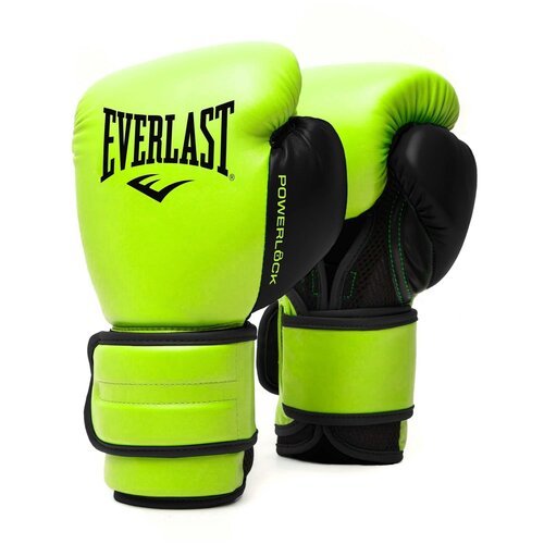 Боксерские перчатки Everlast Powerlock PU 2 салатовые