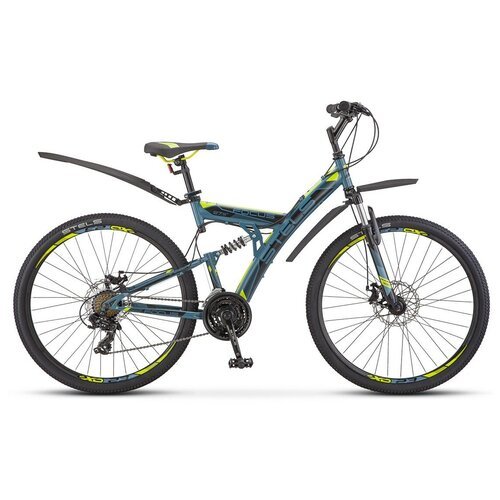 Горный велосипед Stels Focus MD 27.5 21-sp V010 (2019) синий 19'