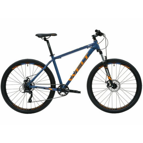 Горный велосипед Welt Ridge 1.1 D 27, год 2024, цвет Синий, ростовка 16