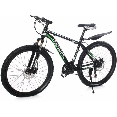 Горный велосипед Trioblade 3054 26' черный/зеленый