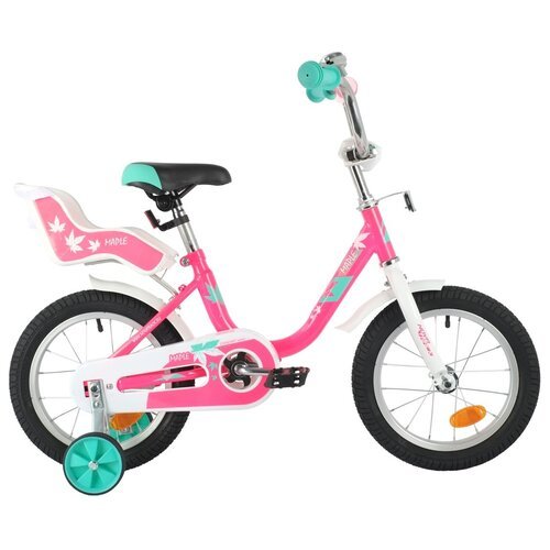 Детский велосипед Novatrack Maple 14 (2021) розовый (требует финальной сборки)
