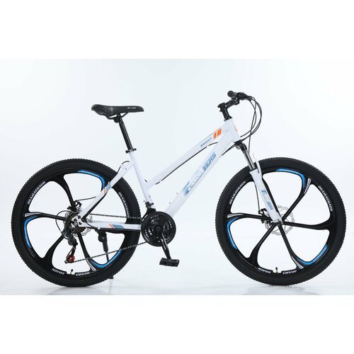 Велосипед Горный MTO Ride 26', 2023, 17', бело-синий