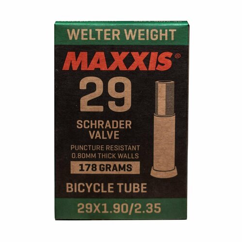 Камера для велосипеда Maxxis Welter Weight 29' 1.90'/2.35' Shrader AV THIN SV (O-CAP) EIB96822500