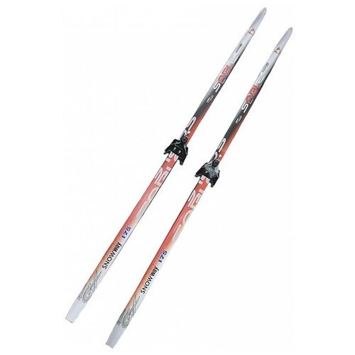 Лыжный комплект (лыжи + крепления) 75 мм 190 Sable snowway red