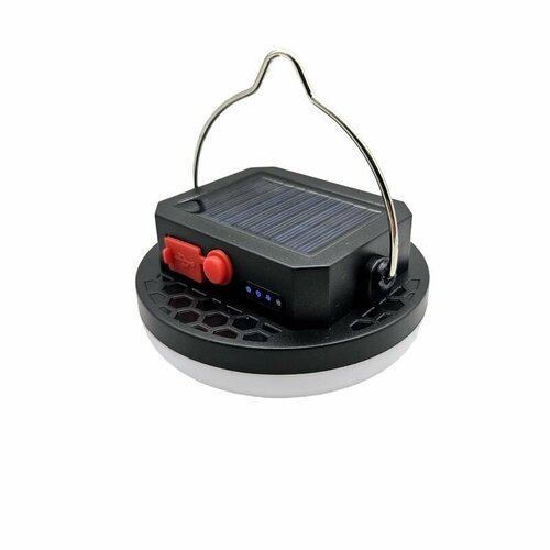 Кемпинговый фонарь Огонь YD-1915 USB зарядка + солнечная батарея
