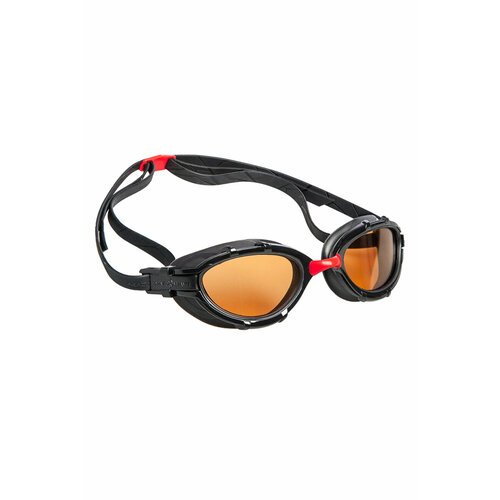 Очки для плавания MAD WAVE Triathlon Polarize, black/red