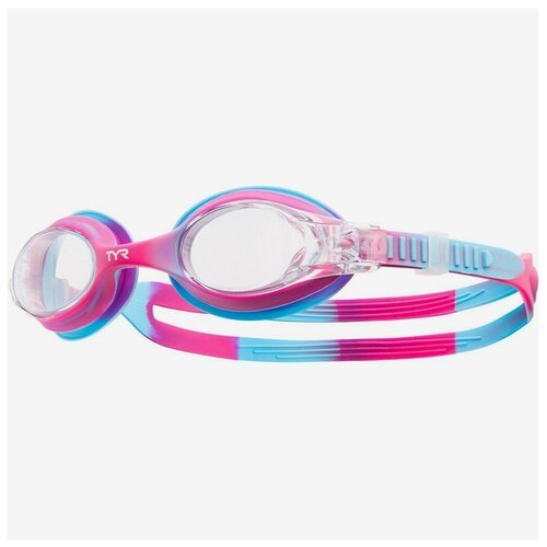 Очки для плавания Kids Swimple Tie Dye, LGSWTD/671, голубой/розовый, детские