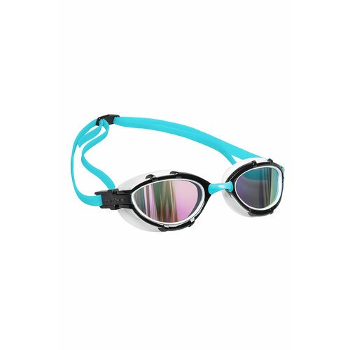 Очки для плавания MAD WAVE Triathlon Rainbow, azure/black/white